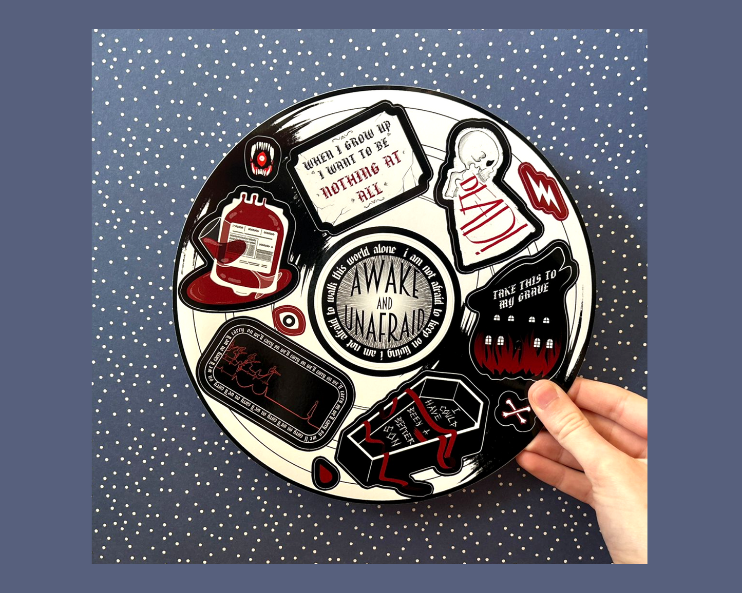 My Chemical Romance The Black Parade Sticker Sheet