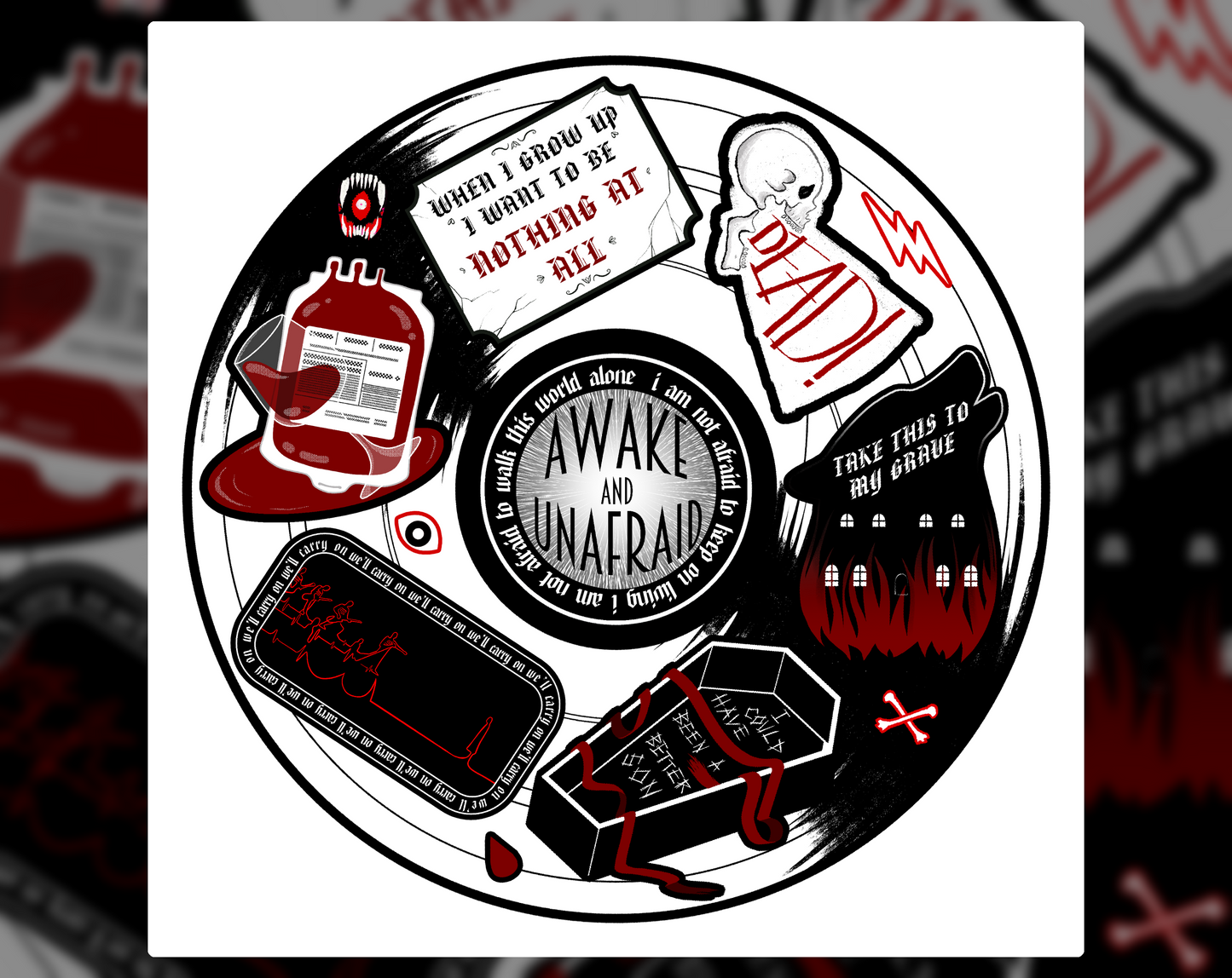 My Chemical Romance The Black Parade Print