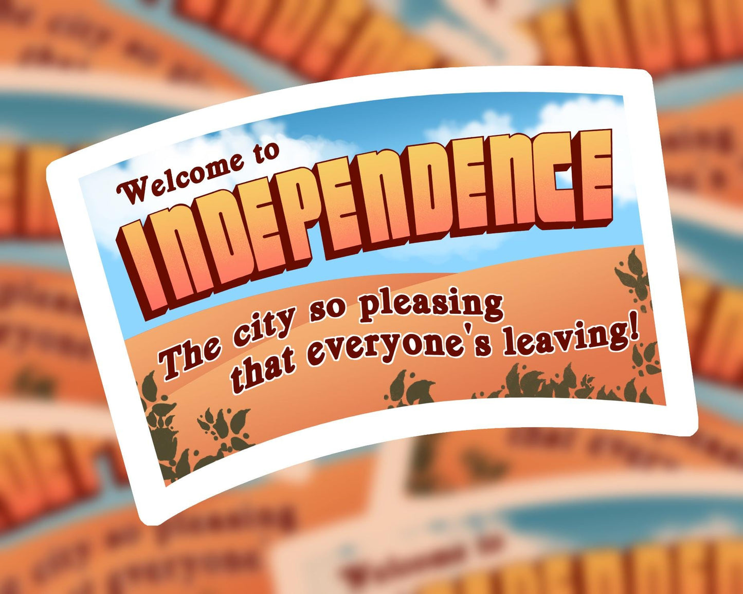 Starkid Trail to Oregon Independence Sticker