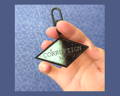 The Magnus Archives The Corruption Acrylic Charm Keychain