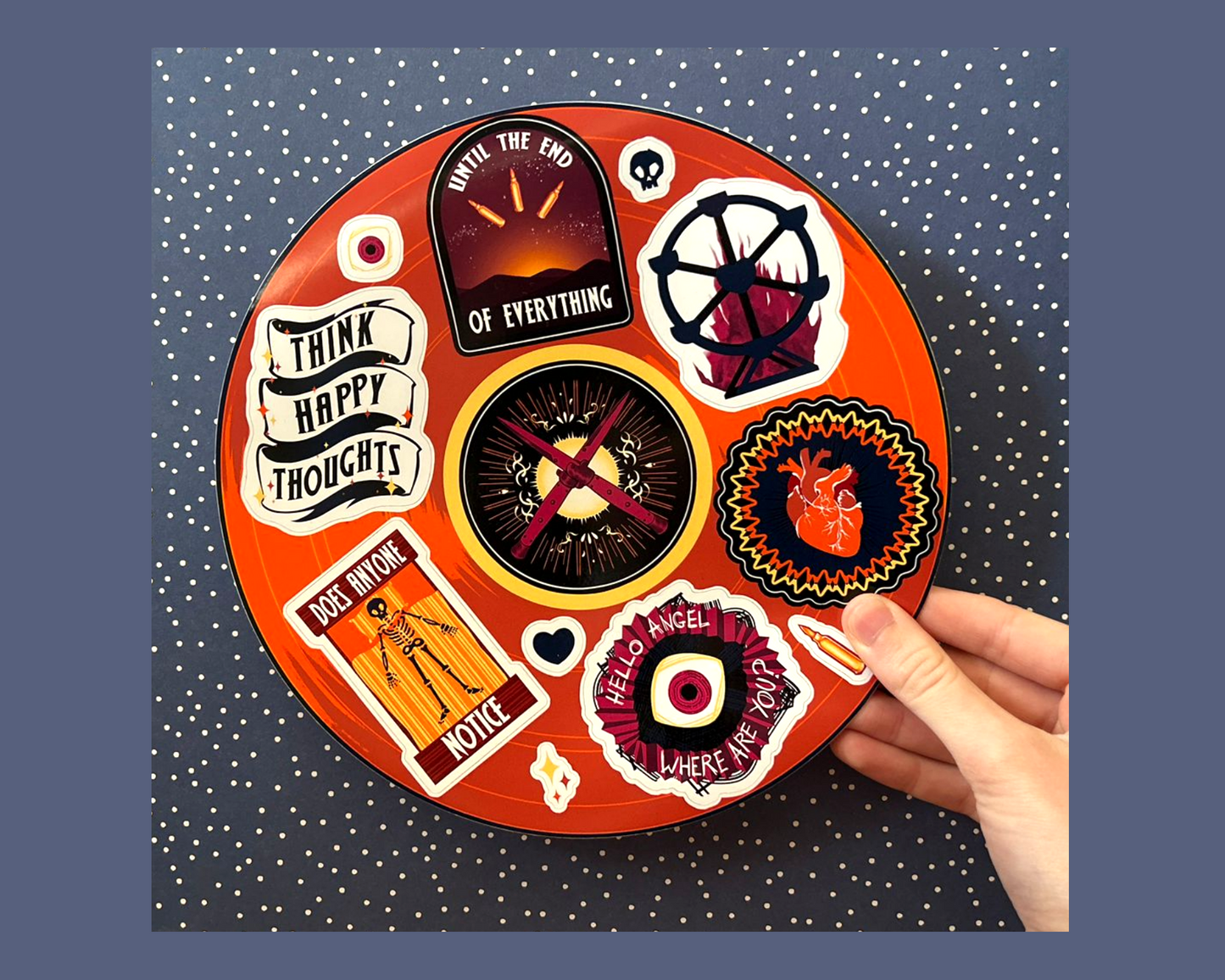 My Chemical Romance I Brought You My Bullets, You Brought Me Your Love Inspired Sticker Sheet