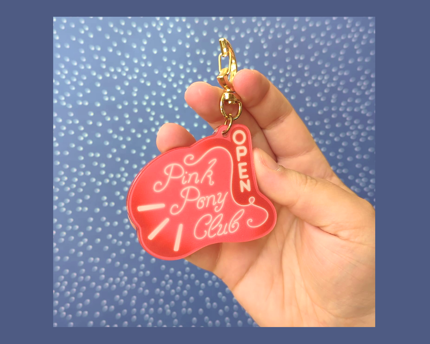 Chappell Roan Pink Pony Club Keychain