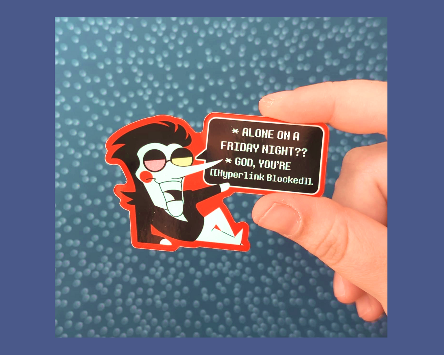Spamton Deltarune Sticker
