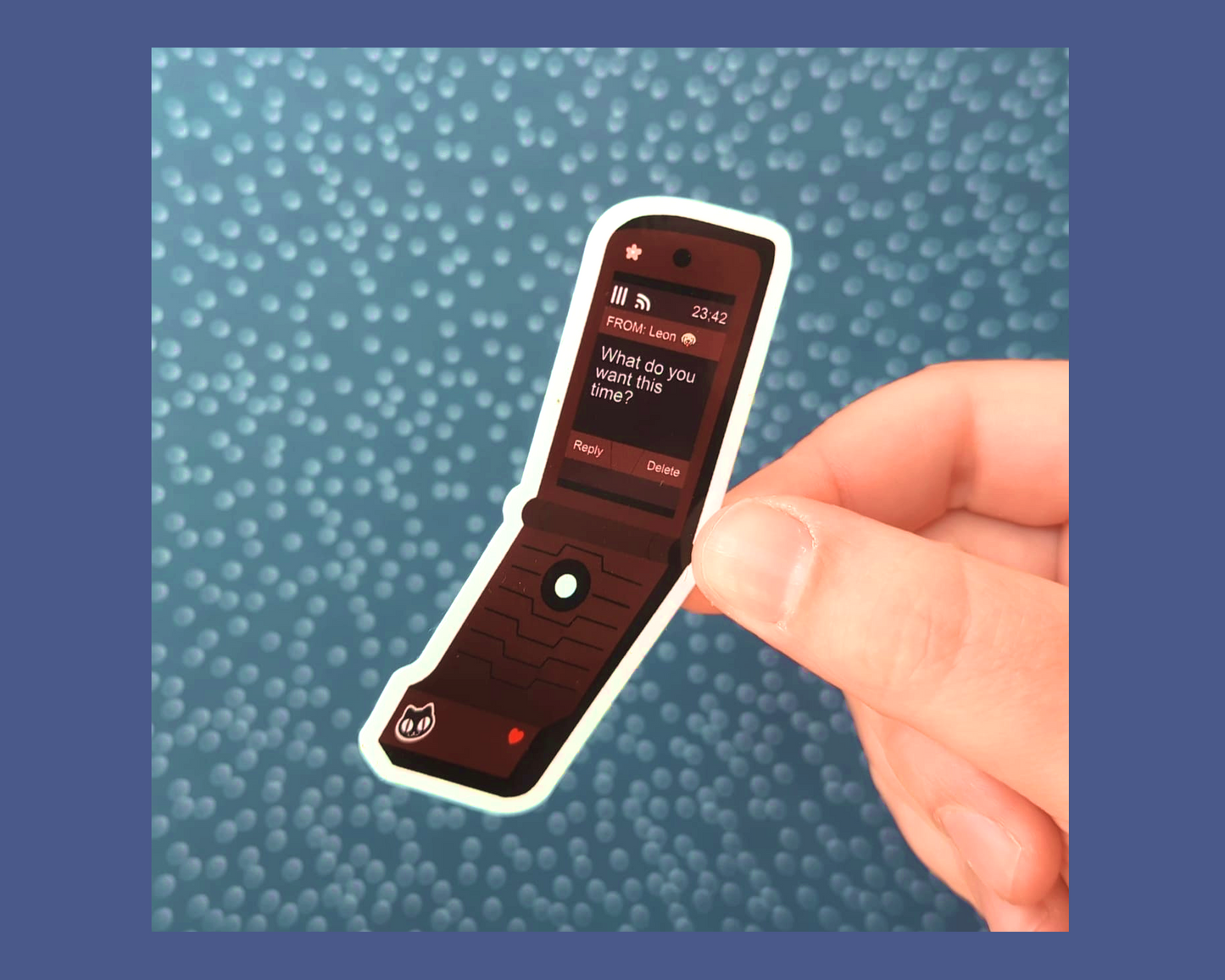 Resident Evil Flip Phone Stickers