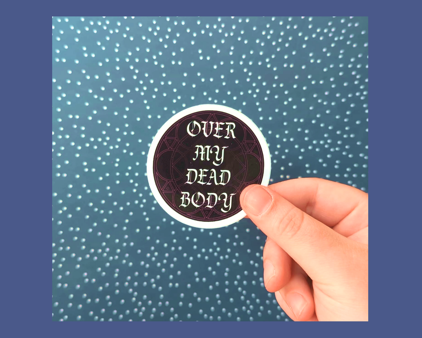FFXIV Black Mage 'Over My Dead Body' Leylines Sticker