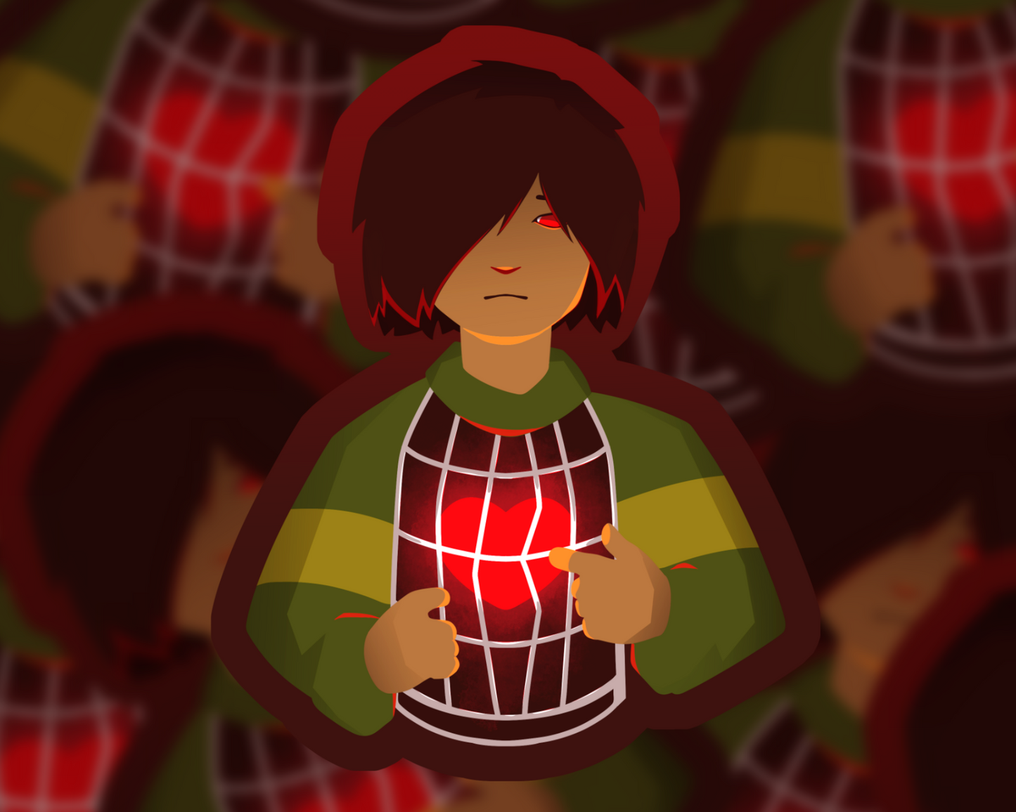 Kris Deltarune Sticker