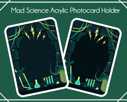 Mad Science Acrylic Photocard Holder
