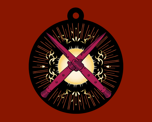 MCR Inspired Switchblade Keychain