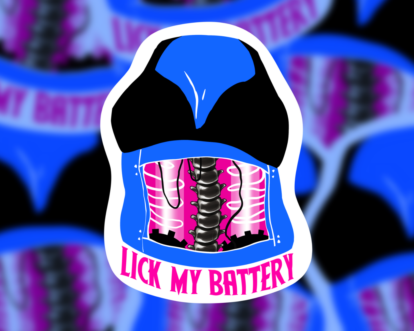 My Chemical Romance F.T.W.W.W Lick My Battery Sticker