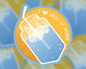 I Love Glass of Water Sticker