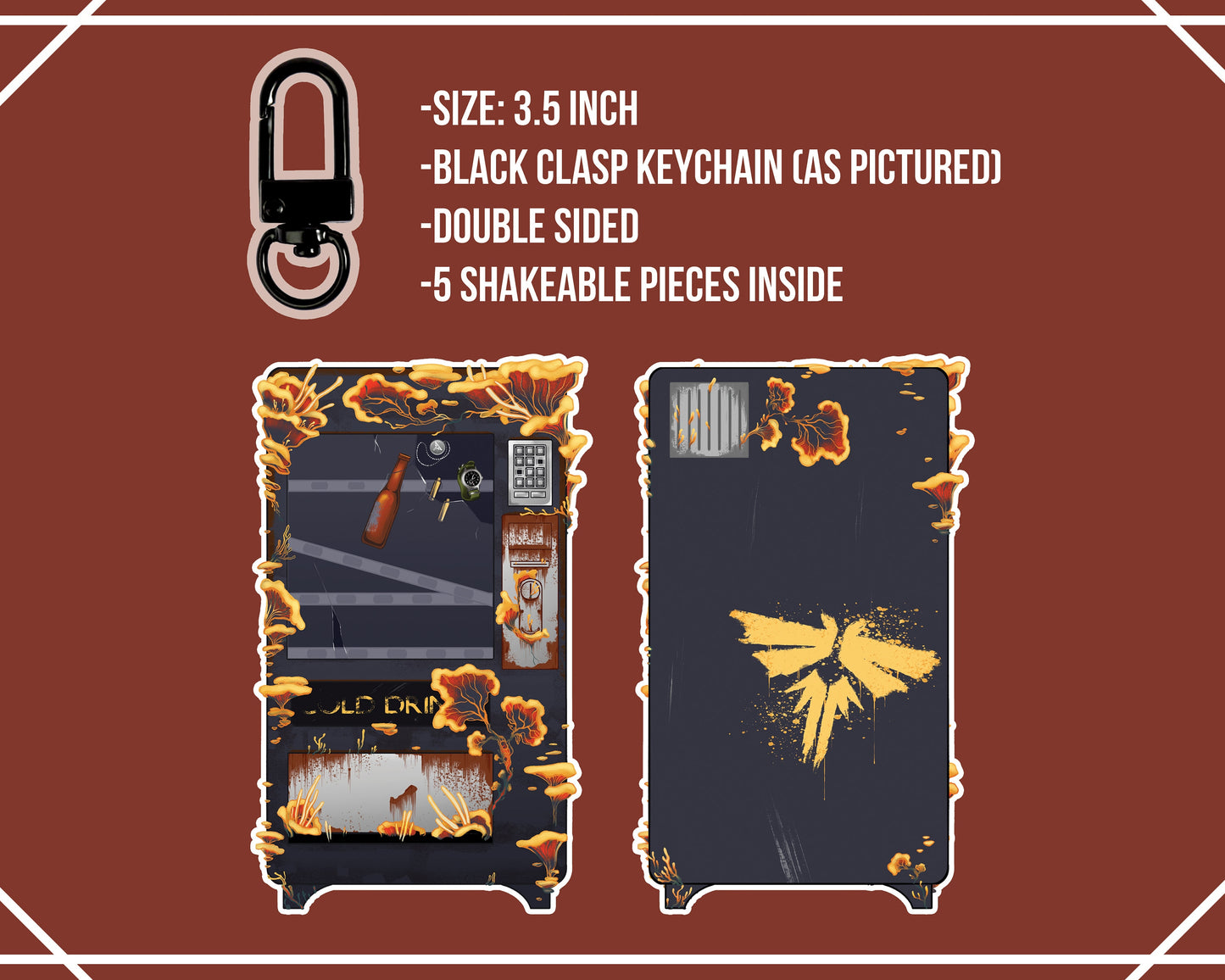 The Last of Us Vending Machine Shaker Charm
