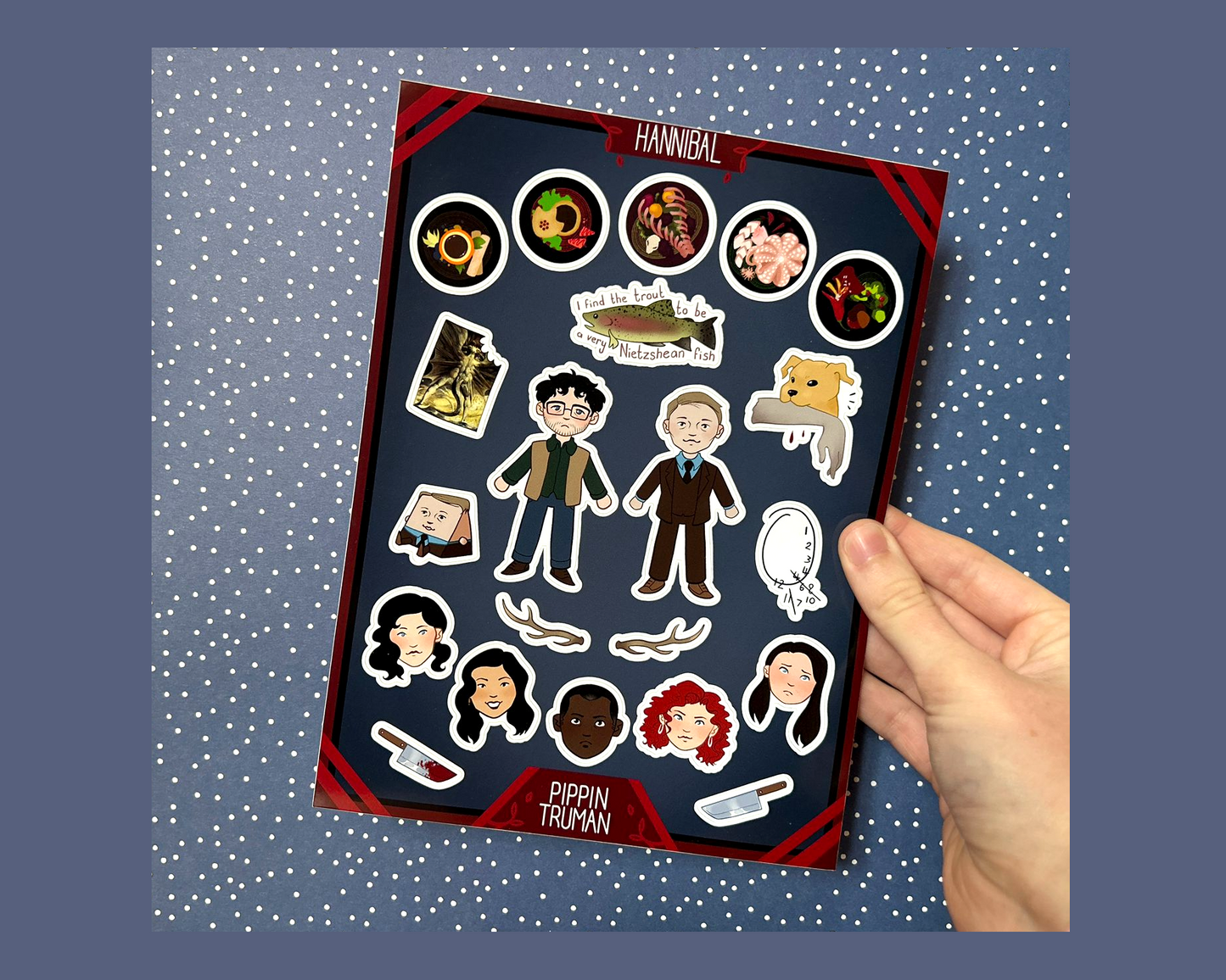 Hannibal Sticker Sheet