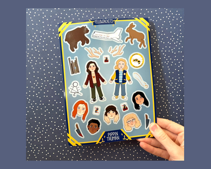 Yellowjackets Sticker Sheet