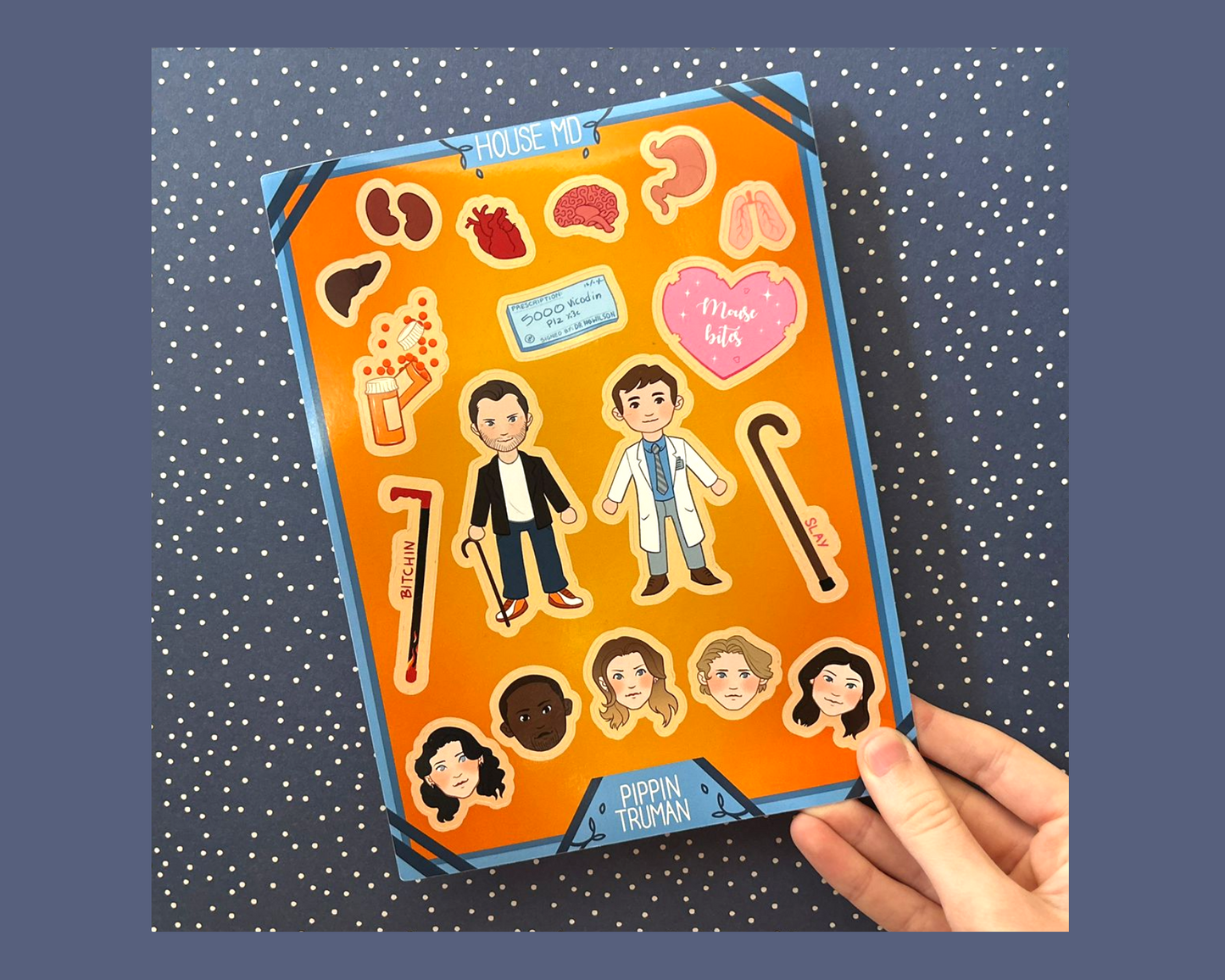 House MD Sticker Sheet