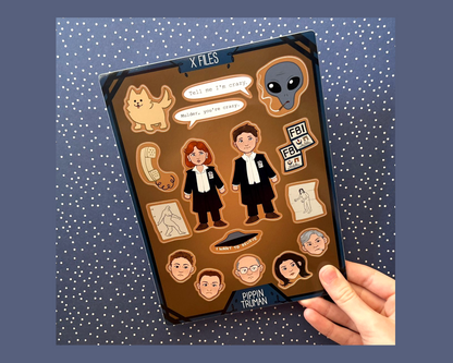 X Files Sticker Sheet