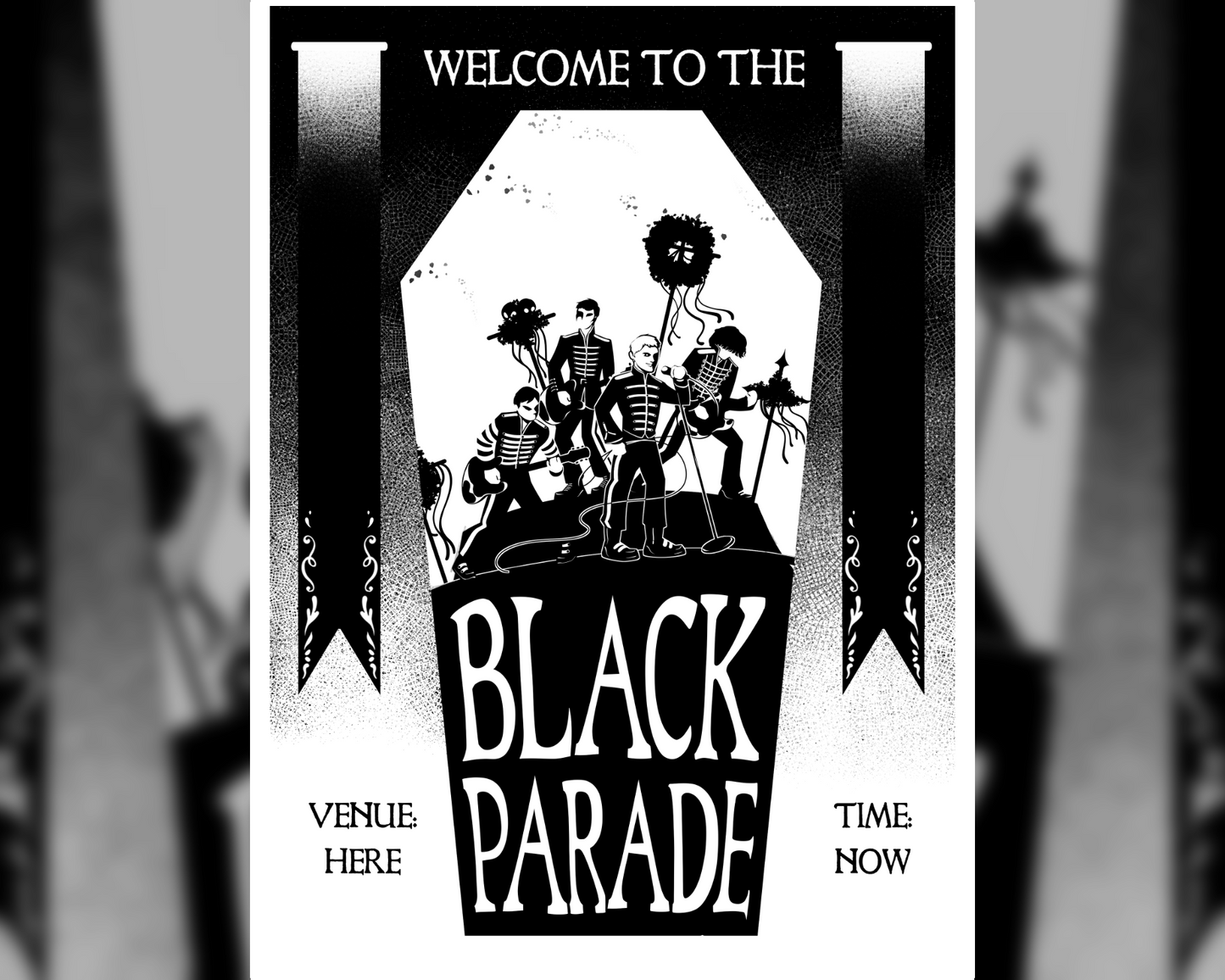 My Chemical Romance Black Parade Inspired Print