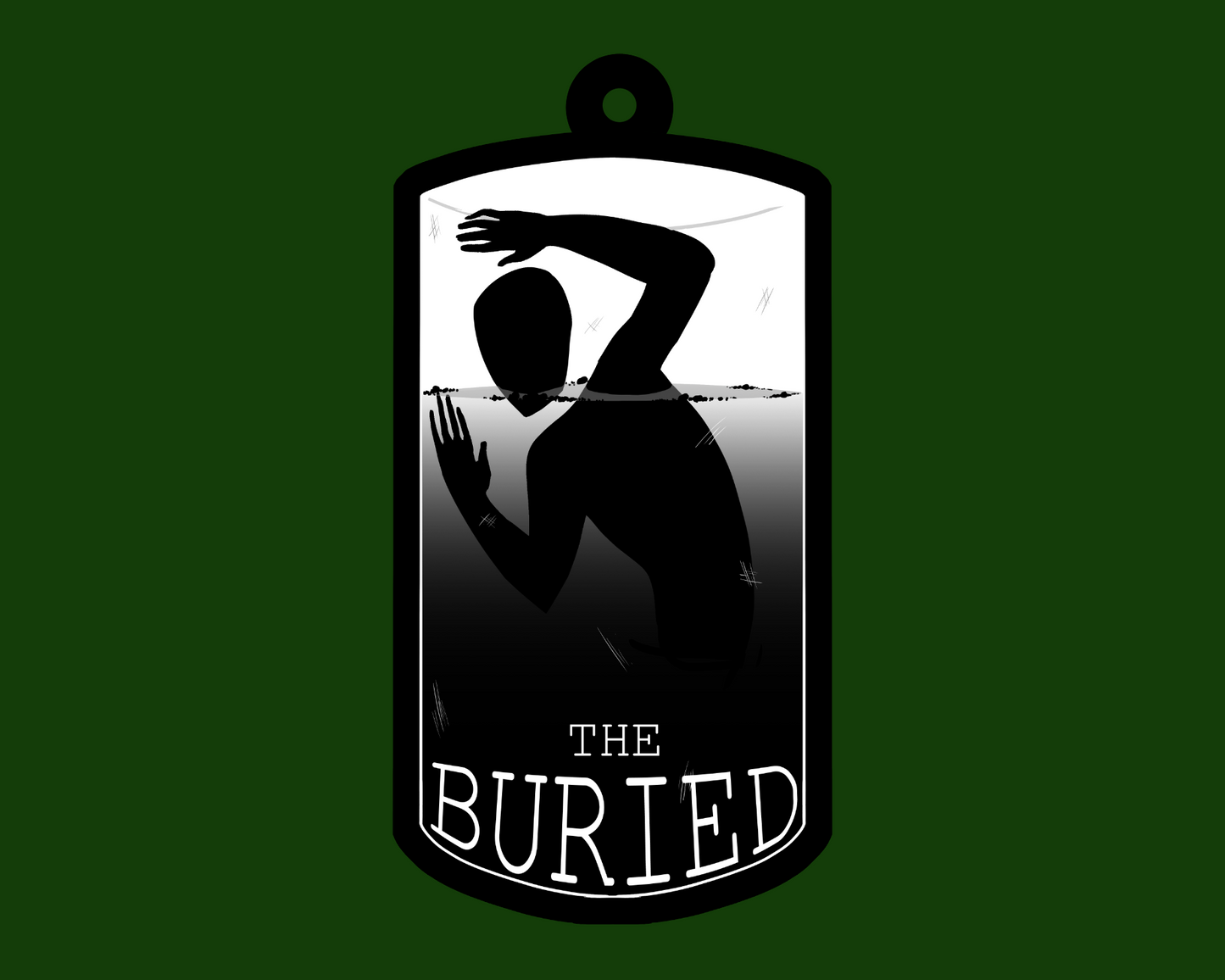 The Magnus Archives The Buried Acrylic Charm Keychain