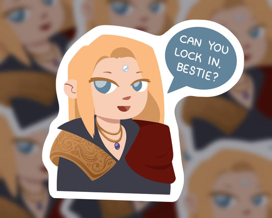 FFXIV Zenos Galvus Lock In Bestie Sticker