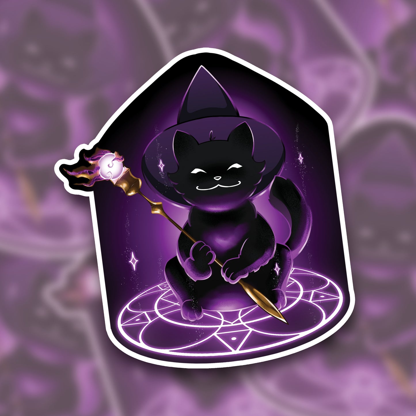 FFXIV Black Mage Cat Sticker