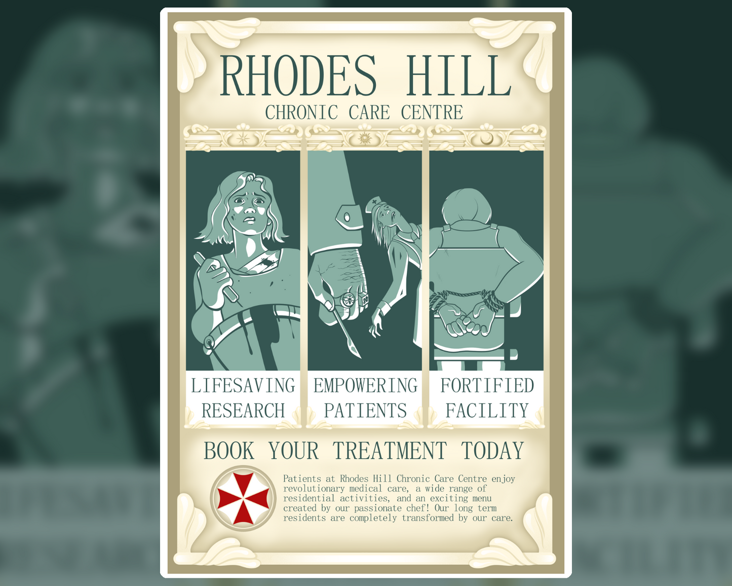 Resident Evil Requiem Care Centre Poster