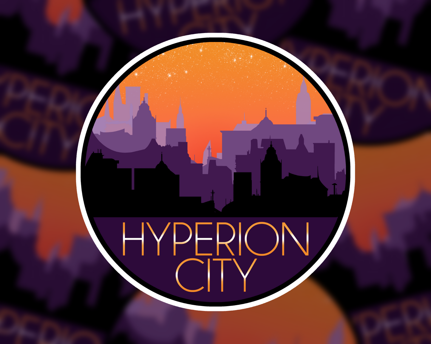 Hyperion City The Penumbra Podcast Sticker