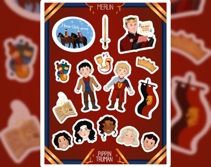 Merlin Sticker Sheet