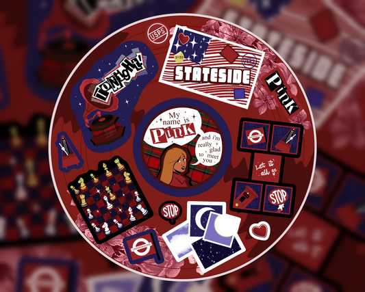 Fancy That Pink Panthress Sticker Sheet
