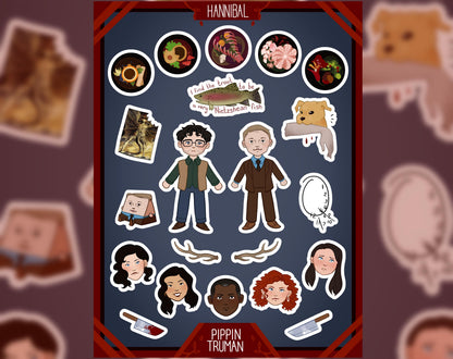 Hannibal Sticker Sheet