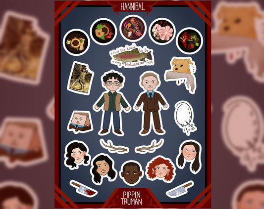 Hannibal Sticker Sheet