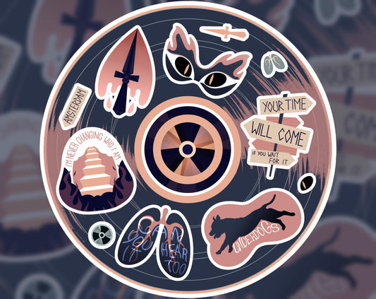 Imagine Dragons Night Visions Sticker Sheet