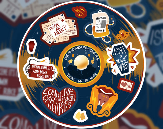 Fall Out Boy Infinity on High Sticker Sheet