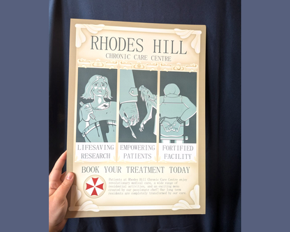Resident Evil Requiem Care Centre Poster