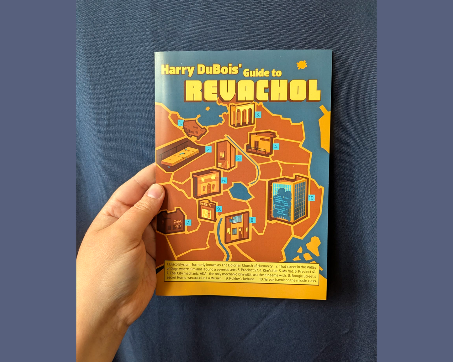 Disco Elysium Harry's Guide to Revachol Poster