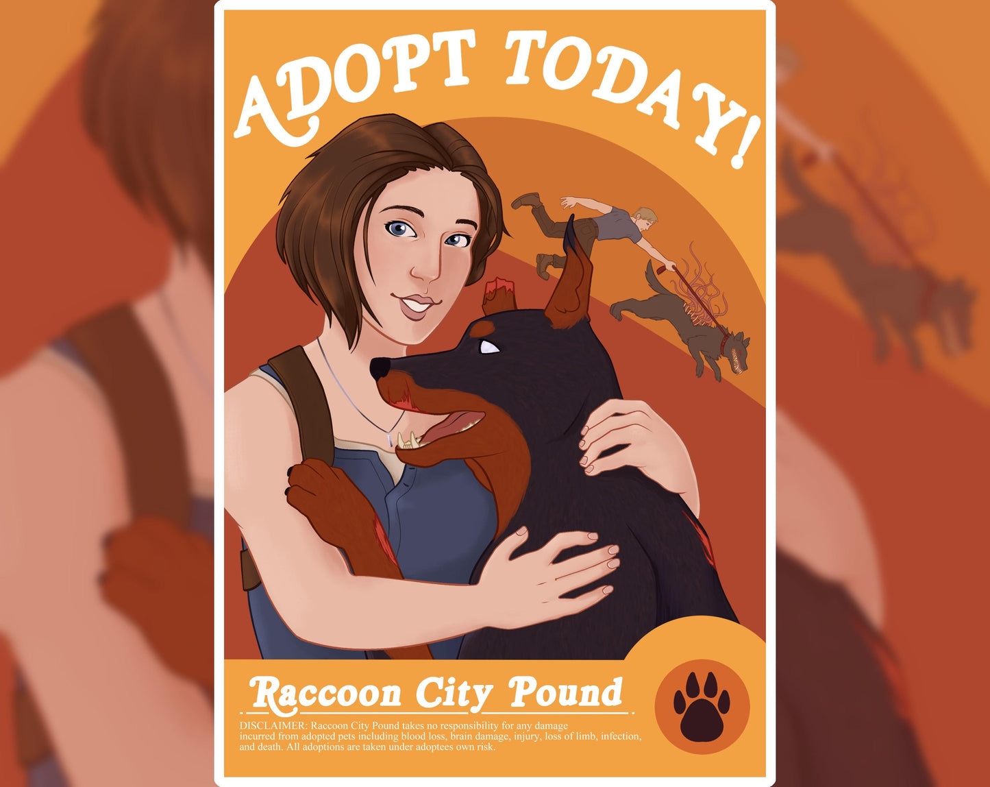 Resident Evil Adopt Today Poster