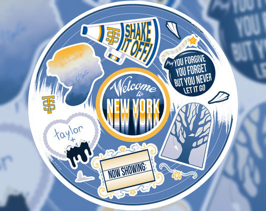 Taylor Swift 1989 Sticker Sheet