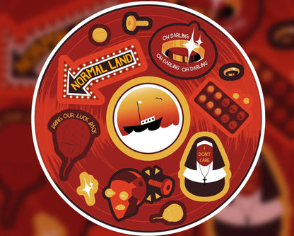 Fall Out Boy Folie à Deux Album Sticker Sheet