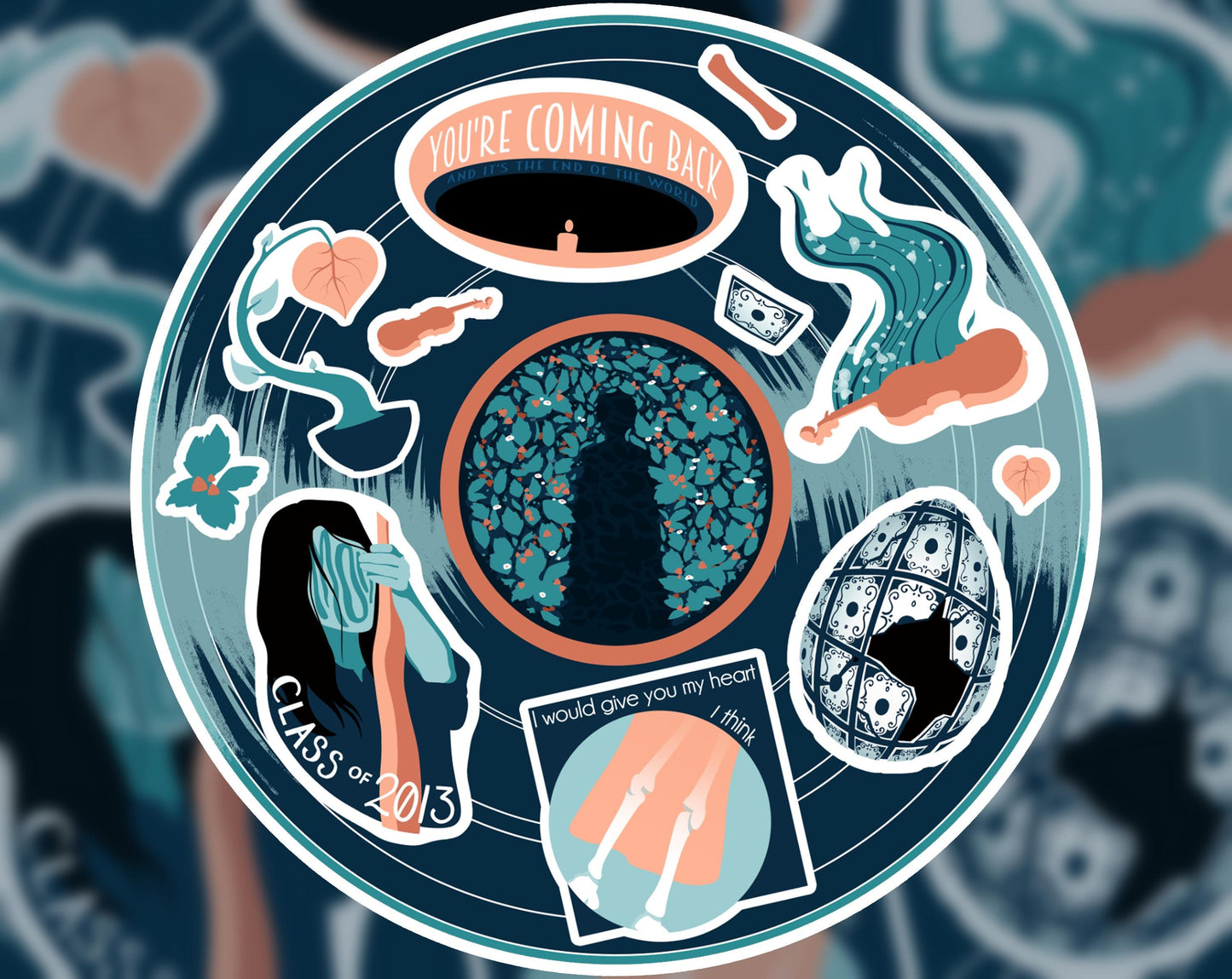 Mitski Retired from Sad New Career in Business Album Sticker Sheet