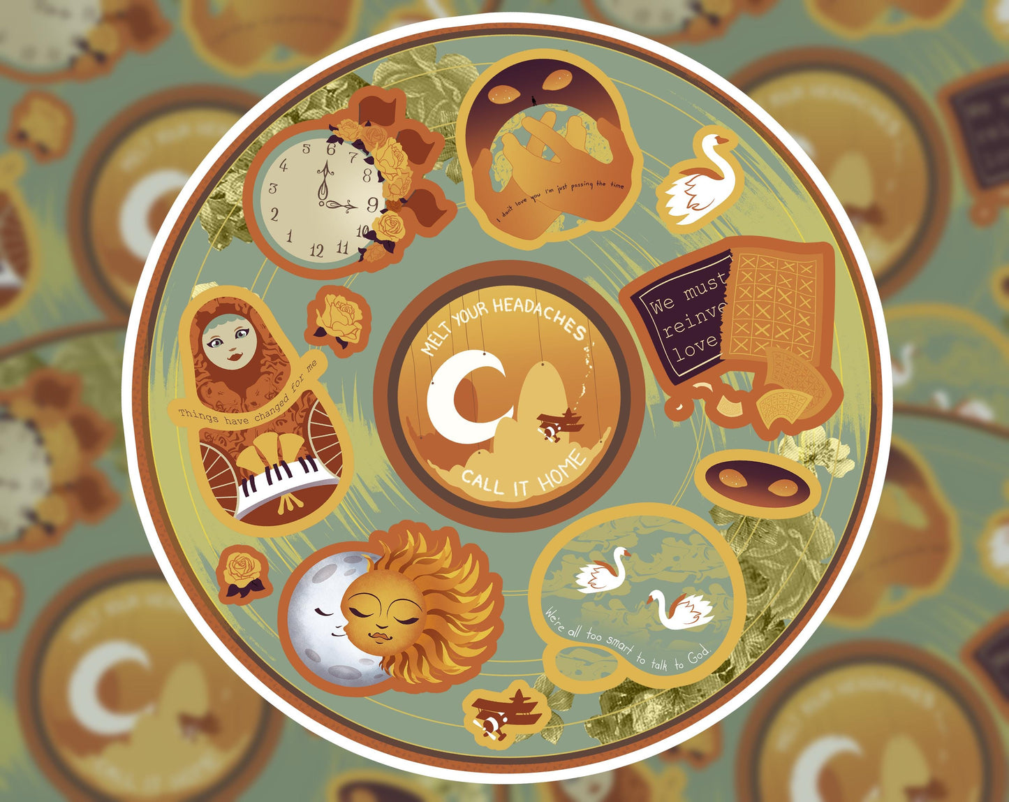 Panic at the Disco Pretty Odd Sticker Sheet
