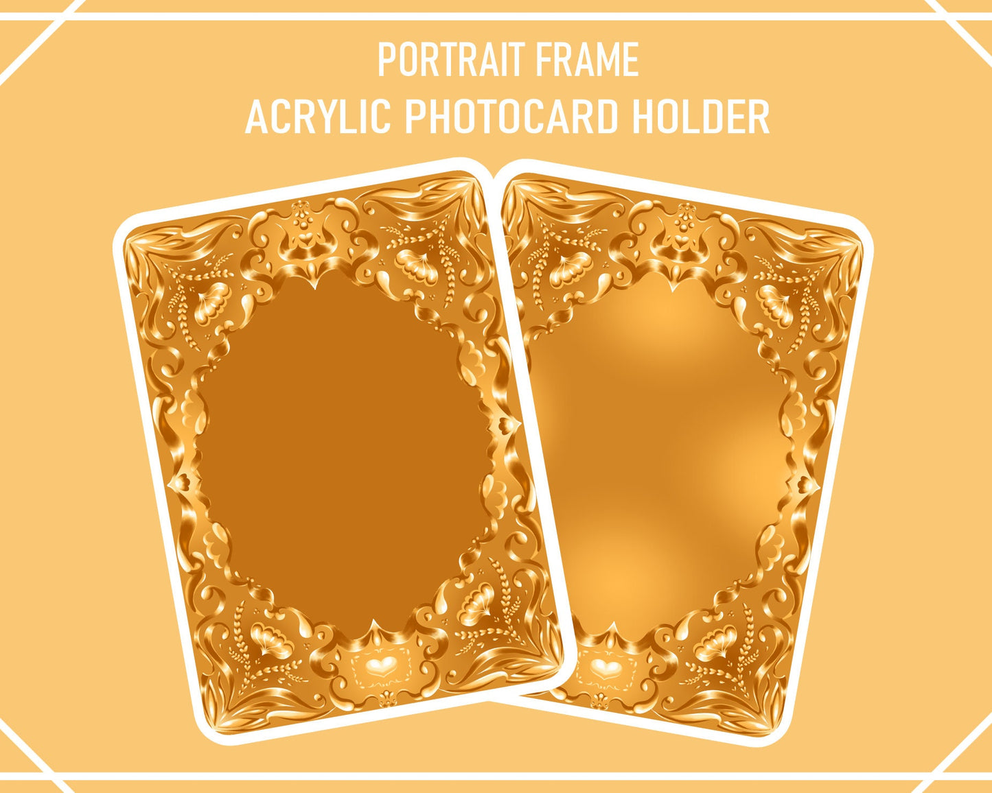 Portrait Frame Acrylic Photocard Holder