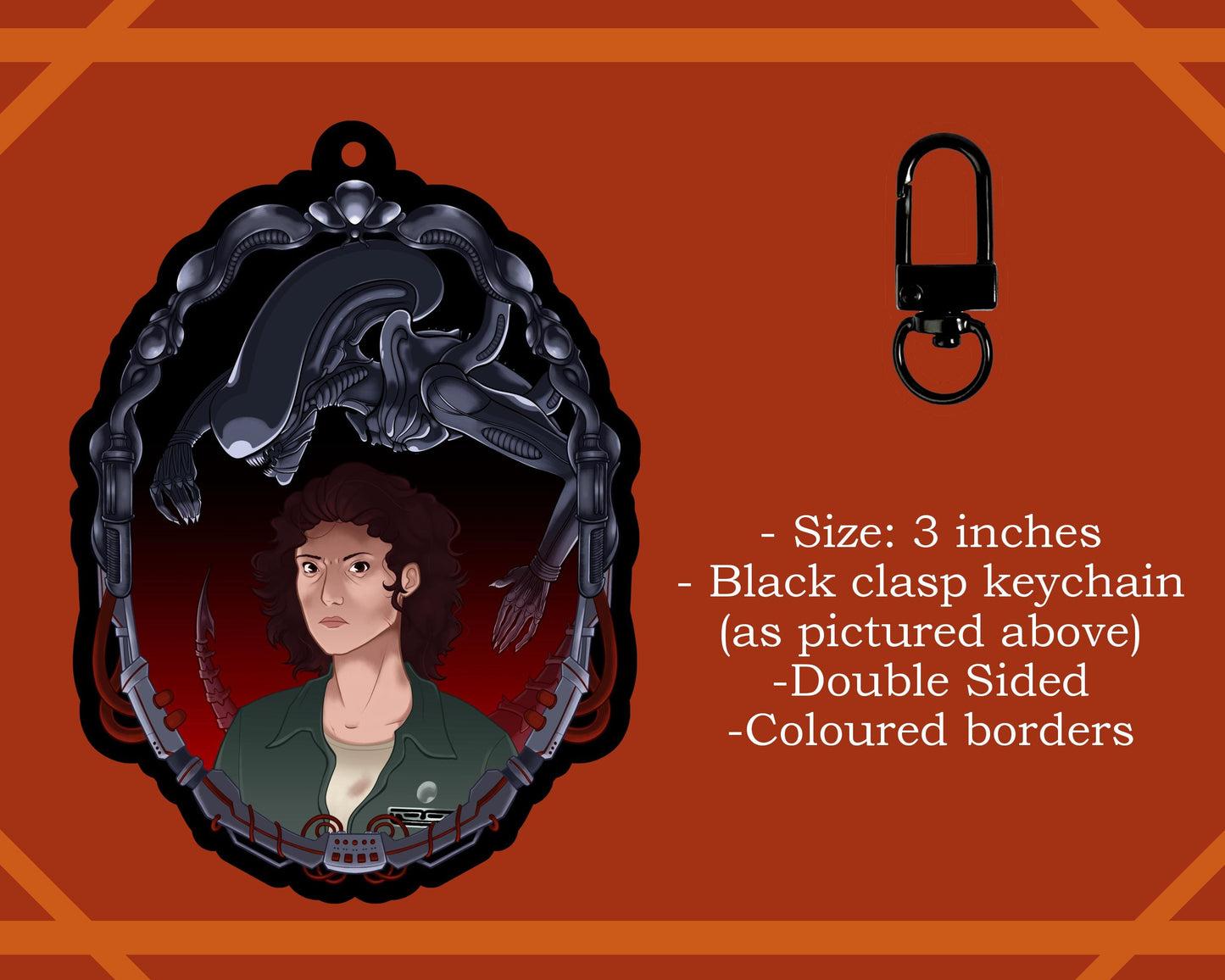 Final Girls Ellen Ripley Alien Keychain