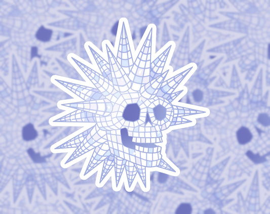 Scooby Doo Disco Skull Sticker