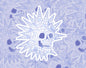 Scooby Doo Disco Skull Sticker