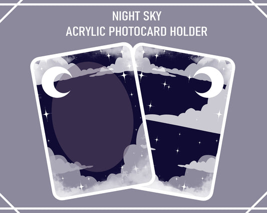 Night Sky Acrylic Photocard Holder