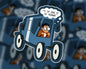Disco Elysium Kim Kitsuragi King of Da Highway Sticker