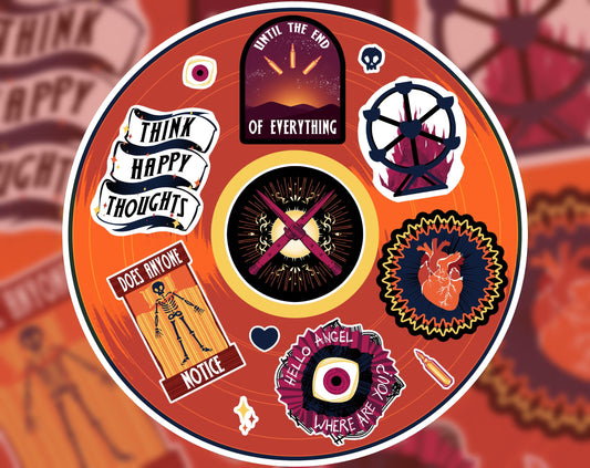 My Chemical Romance I Brought You My Bullets, You Brought Me Your Love Inspired Sticker Sheet