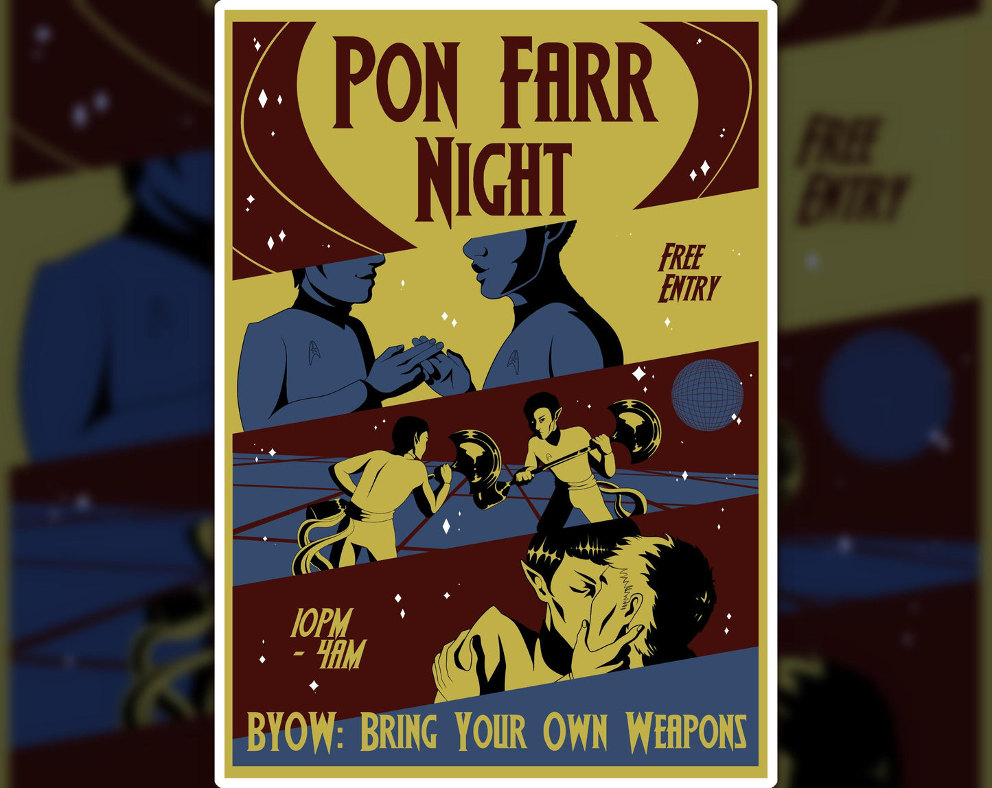 Pon Farr Night at the Vulcan Nightclub Print